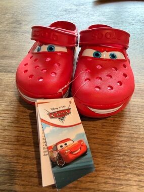 Cars Red Lightning McQueen Kids Crocs